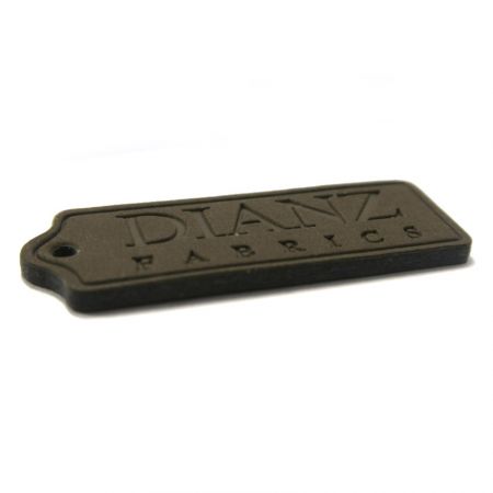 Etichetta logo in pelle sintetica personalizzata