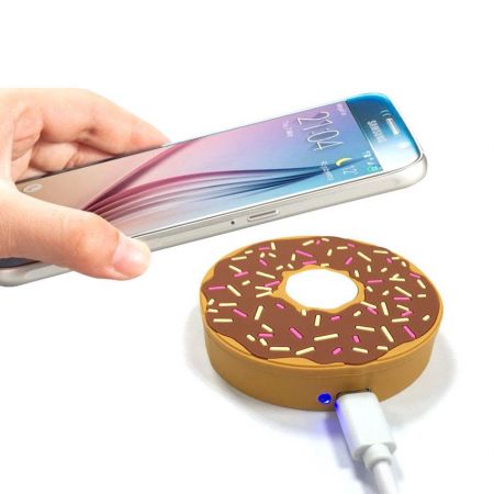Pad di Caricamento Wireless in PVC Morbido Personalizzato - Caricatore Wireless in Gomma