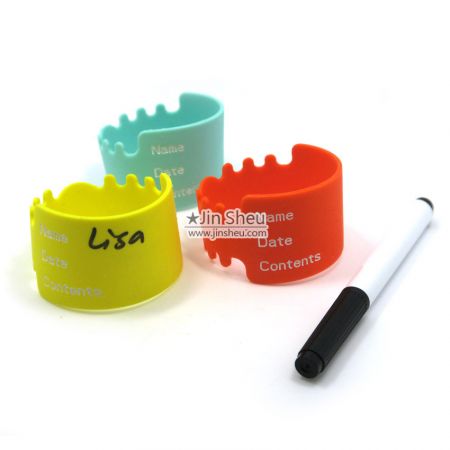 ป้ายแก้วน้ำซิลิโคน - ป้ายแก้วน้ำซิลิโคน