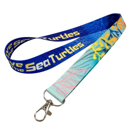 Spezialgewebte Logo-Sublimations-Lanyards