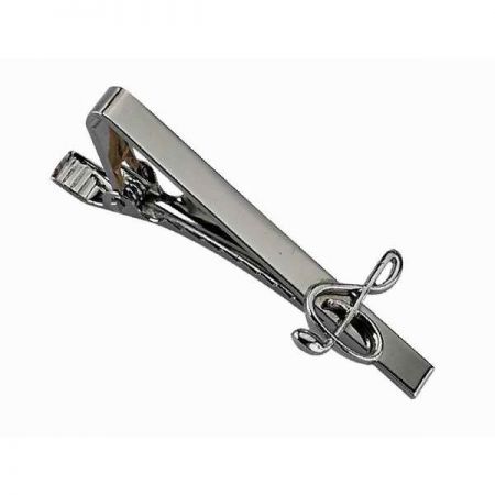 Muzieknoot stropdasclip