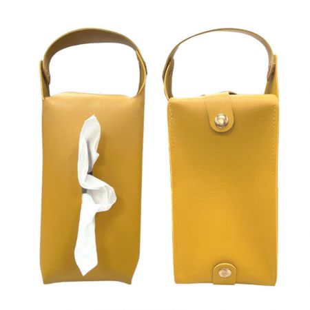 Porta fazzoletti in PU in pelle appeso