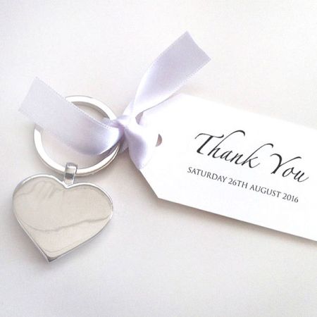 regalos de agradecimiento de llaveros de boda memorables