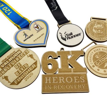 Custom Wooden Medals - Custom Wood Medals