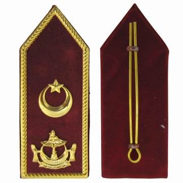 Skulderepauleter med metal logo - Pilot Epaulettes