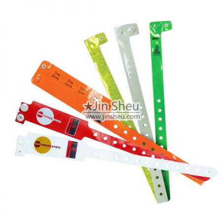 Jednorazowe bransoletki z winylu PVC