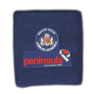 Terry Wristbands With Printed Label - Terry Wristbands With Printed Label