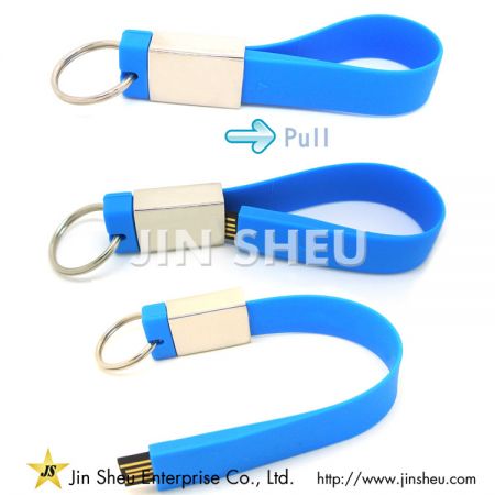 Силиконовый usb ремешок
