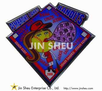 Glitter Lapel Pin