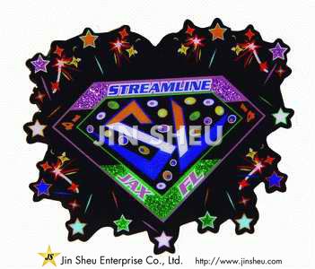 Glitter Enamel Pin
