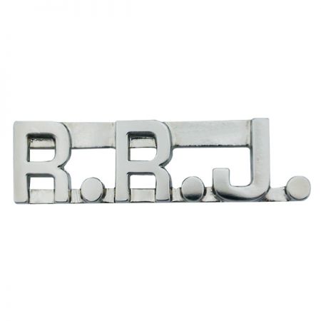 Pins de Letras Recortadas em Metal - Pins de Letras Recortadas