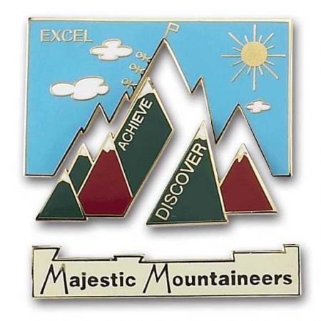 Puzzel metalen badges