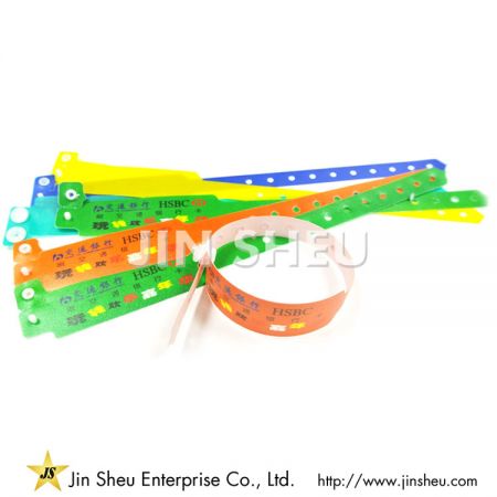 bracelet en silicone à usage unique avec logo imprimé