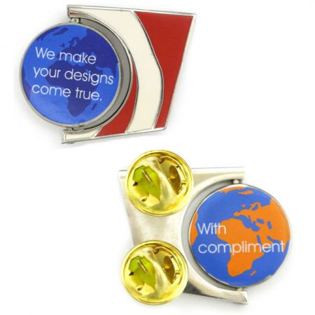 custom spinning pins