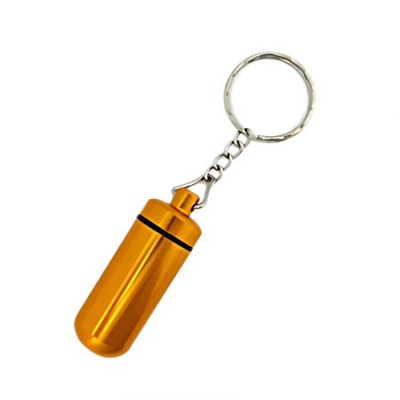 Pill holder for keychain - custom made pill holder keychain