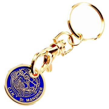 aangepaste emaille caddy token sleutelhanger