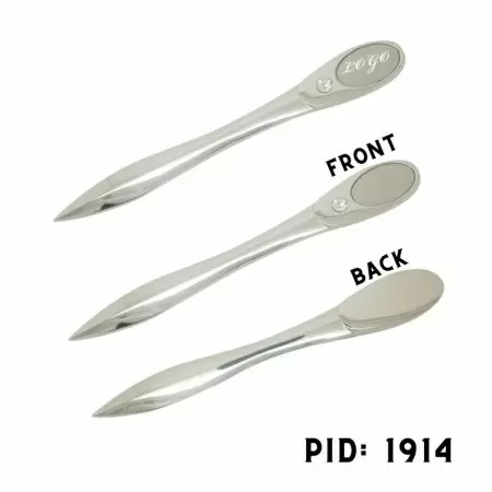Letter Opener with a Rhinestone - Metal Letter Knife