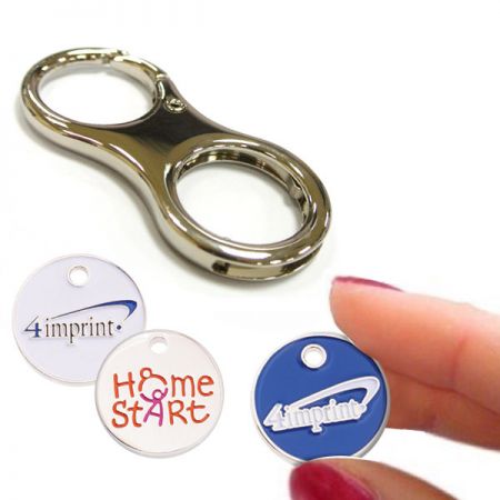Promotional Trolley Coin Keyrings