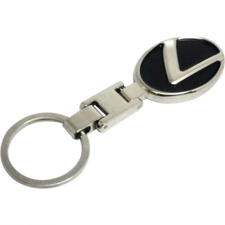 Letter V Keychain