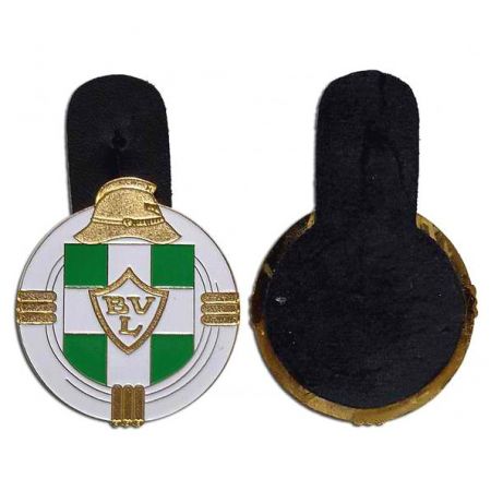 Skórzana etui na odznaki policyjne Brigade Leather