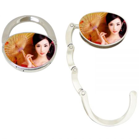 Ganci pieghevoli per borse personalizzati a forma di borsa - Ganci pieghevoli per borse personalizzati a forma di borsa