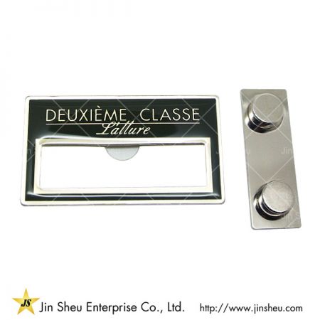 metal engraved name badges