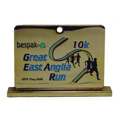 Medalla de metal deportivo personalizada de aleación de zinc 3D