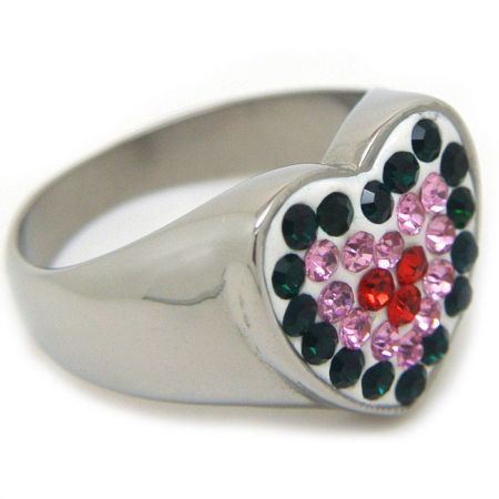 heart shaped ring settings