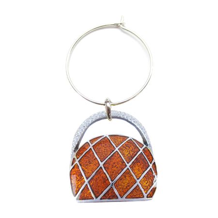 Metall vin glass charm