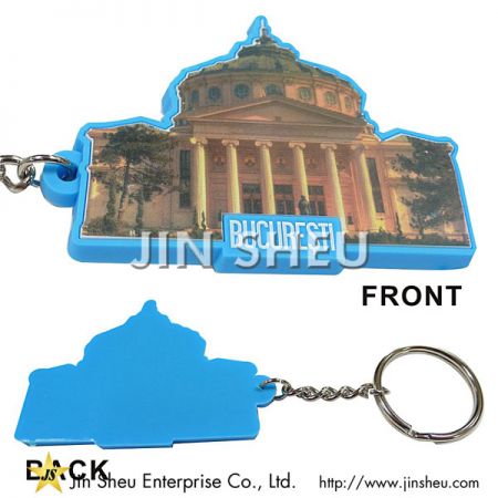 Móc khóa cao su tùy chỉnh với logo