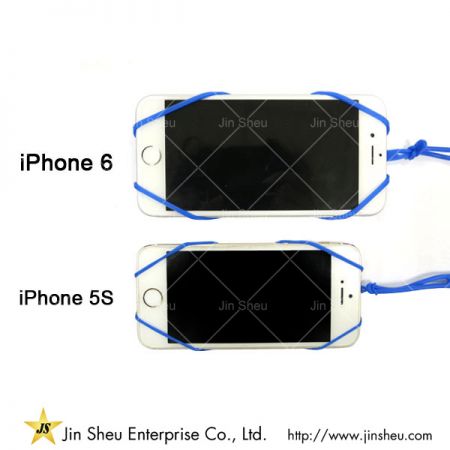 シリコン製の携帯ストラップケース