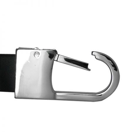 leren sleutelhanger open ontwerp