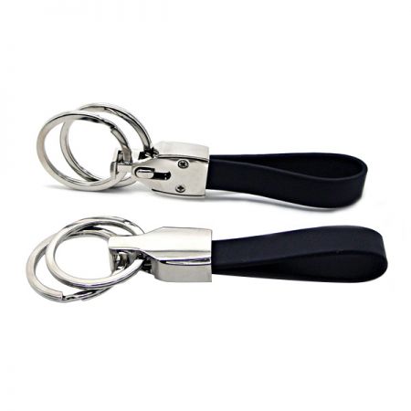 Porte-clés en cuir valet