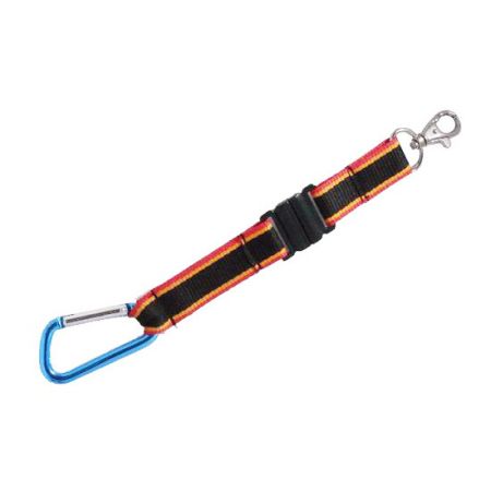 ポリエステル製カラビナキーホルダーランヤード - ポリエステル製カラビナキーホルダーランヤード