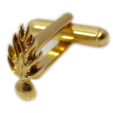Gouden Blad Manchetknopen