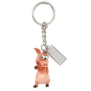 Portachiavi in poliuretano economico per animali - Portachiavi in poliuretano economico per animali