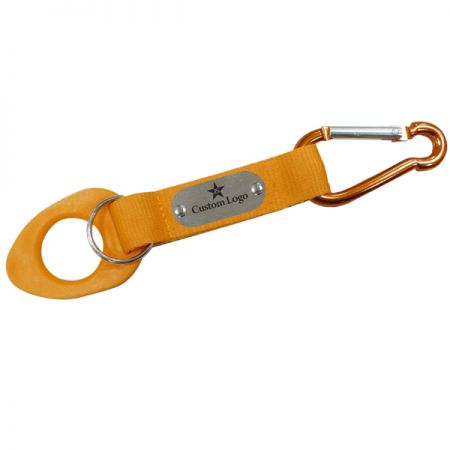 dây đeo ngắn carabiner với giá đỡ chai