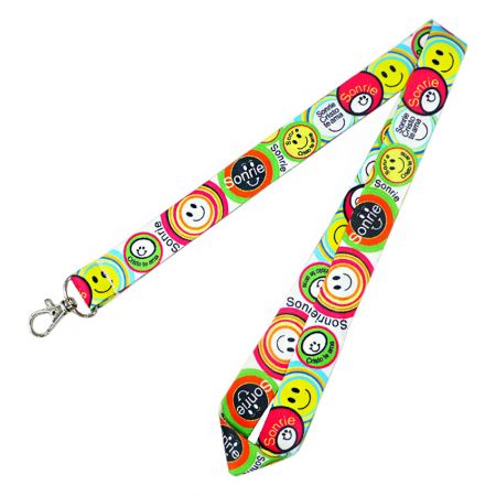 Vollfarbige Hitzetransfer-Lanyards