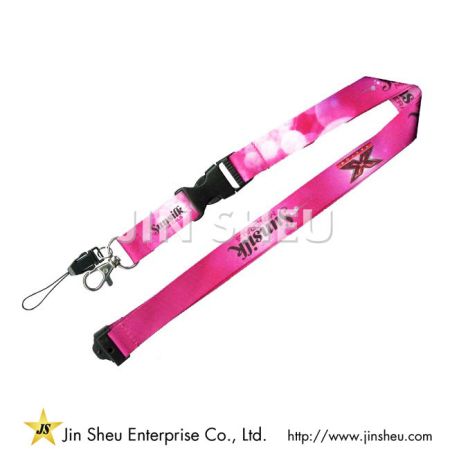 Lanières de teinture rose par sublimation
