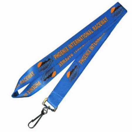 Lanyard in tessuto nylon imitazione