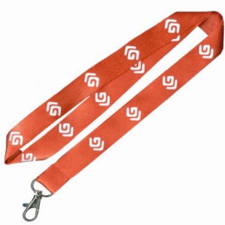 Promotert imitasjons nylon lanyard