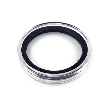 Coin Capsule for Military Coins - Clear coin capsule with EVA foam