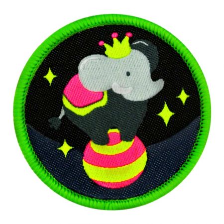 Neon geweven patches