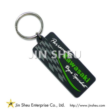 rubberen souvenir sleutelhanger