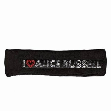 Fascia per sudore personalizzata con logo ricamato