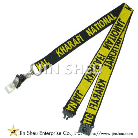 Lanyard intrecciati con portacarte