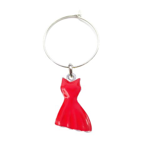 Bryllups vin glass charms