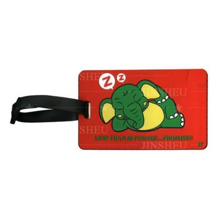 maßgefertigte Gummi-Gepäckanhänger
