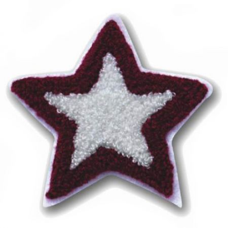 Toppe ricamate a forma di stella
