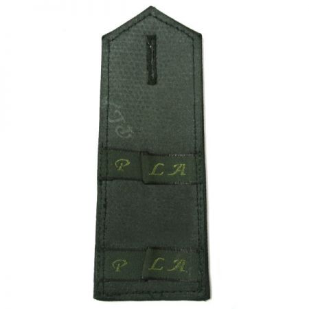 embossed pvc offiser skuldermerke